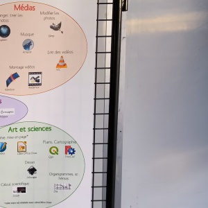 au village des sciences et techniques, le logiciel libre