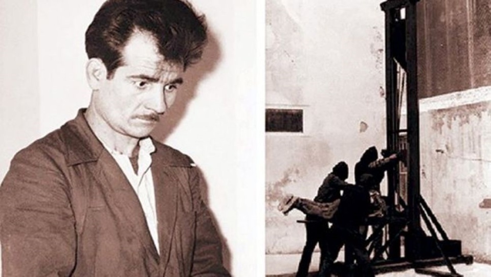 Fernand Yveton, militant communiste européen d'Algérie, guillotiné le 11 février 1957