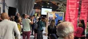 La balade dans l'exposition… aérée, belle et agréable !