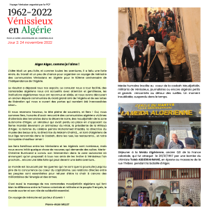 Exposition sur le voyage vénissian en Algérie. Jour 2 page 5