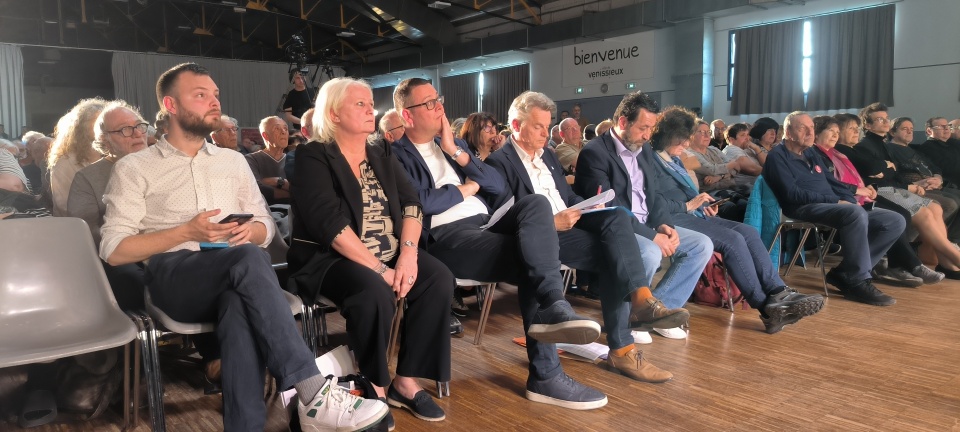 Michèle Picard avec les invités